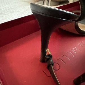 Tory Burch black heels worn once